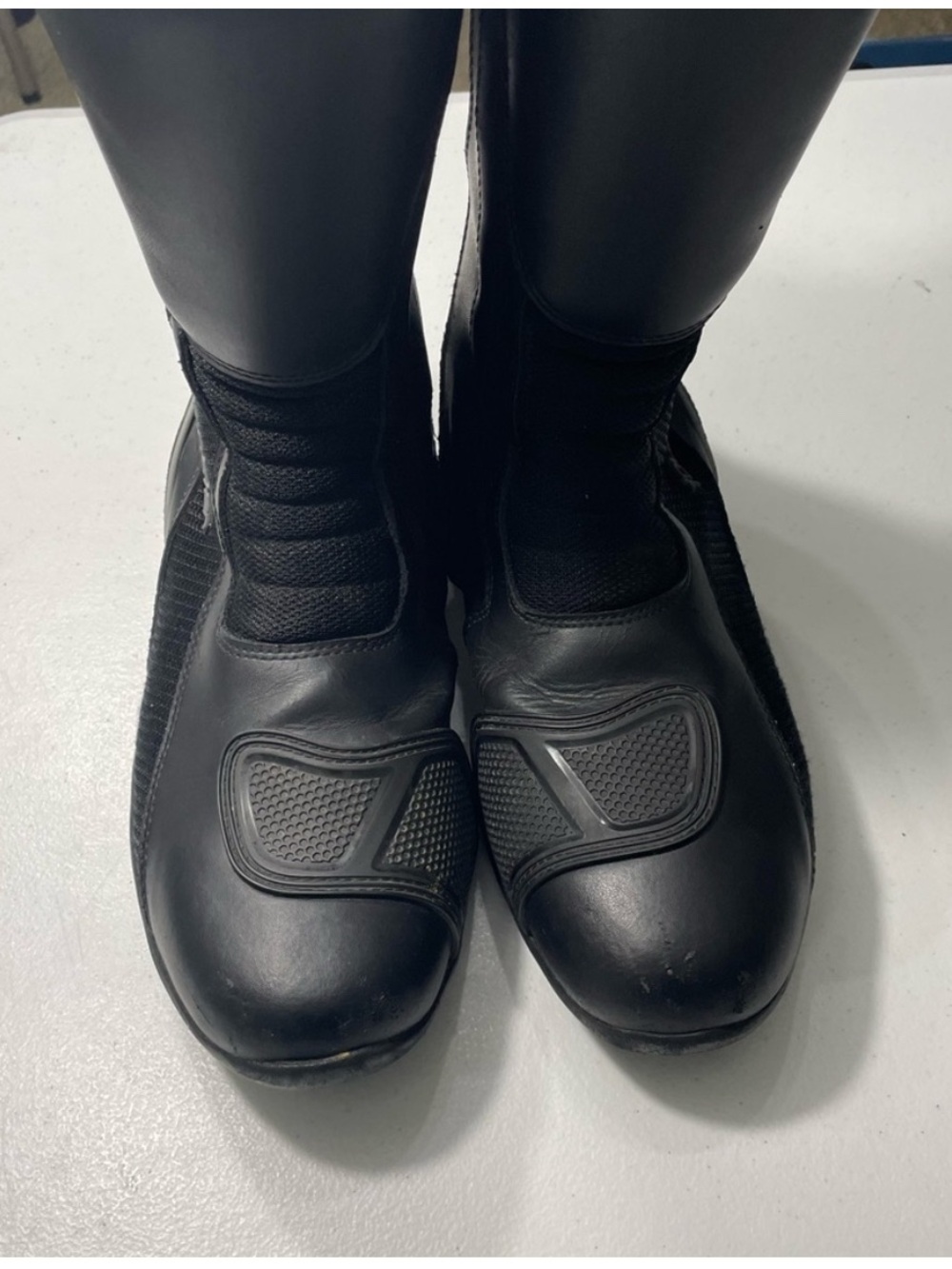 Men's Tourmaster Black Protective mortocycle Riding Boots Size 11